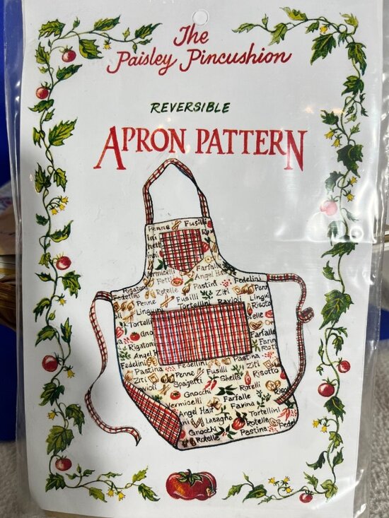 Paisley Pincushion Other - The Paisley Pincushion REVERSIBLE APRON Sewing Pattern